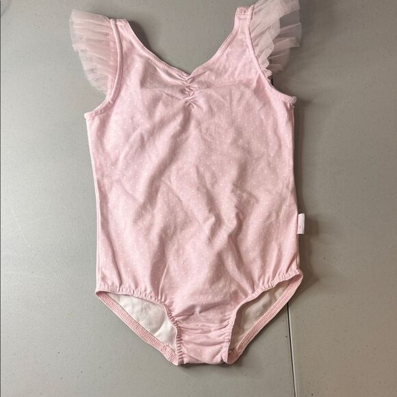American Girl Other - American Girl Light Pink Bodysuit with Tulle Sleeves